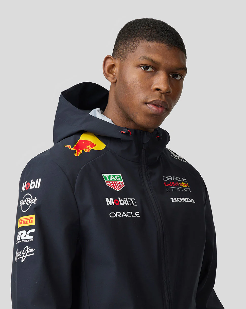 Oracle Red Bull Racing Unisex Teamline Water Resistant Jacket - Night Sky - Image 5