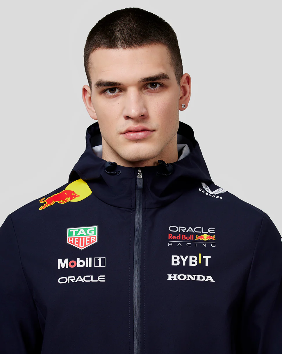 Oracle Red Bull Racing Unisex Water Resistant Jacket - Image 9