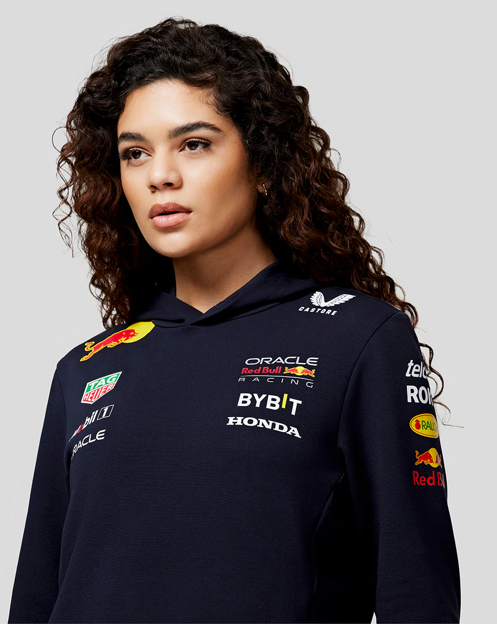Oracle Red Bull Racing Women's Official Teamline Pullover Hoodie - Night Sky - Image 4