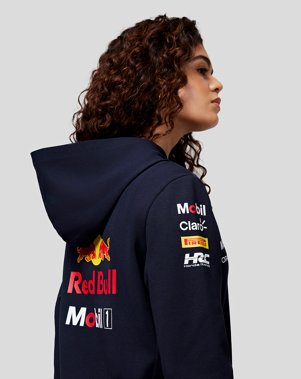 Oracle Red Bull Racing Women's Official Teamline Pullover Hoodie - Night Sky - Image 5