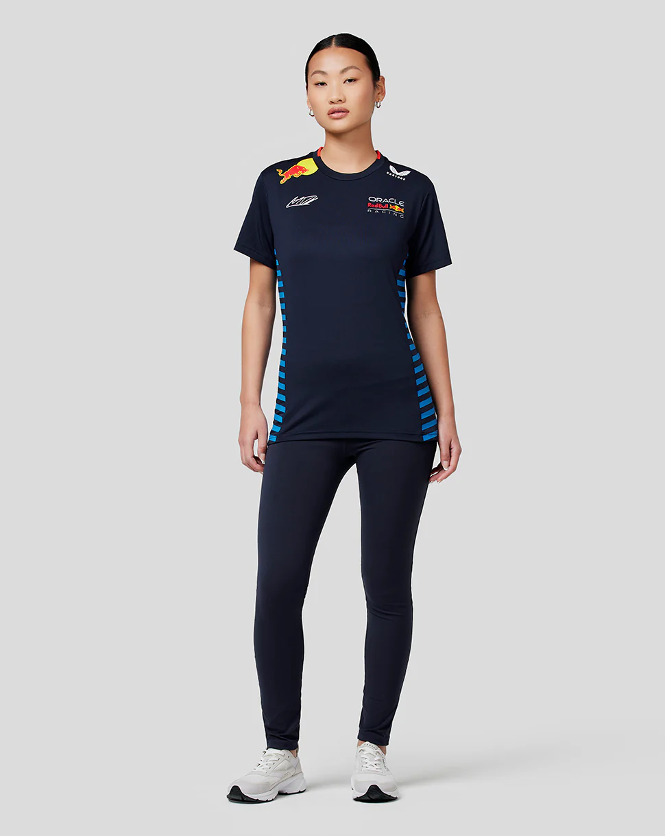 Oracle Red Bull Racing Women's Official Teamline Max Verstappen T-Shirt - Night Sky - Image 3