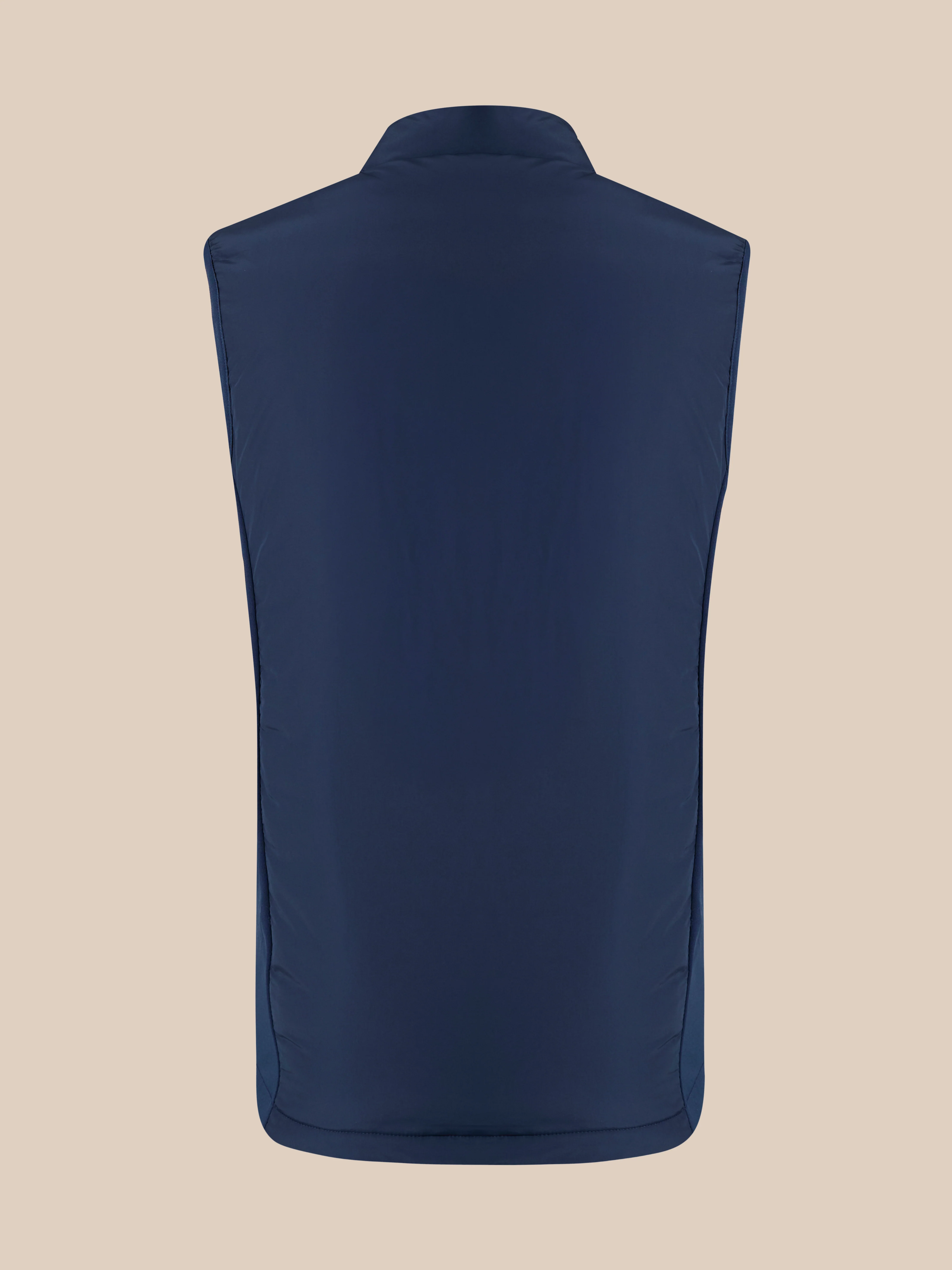 Padded Unisex Gilet - Navy - Image 2