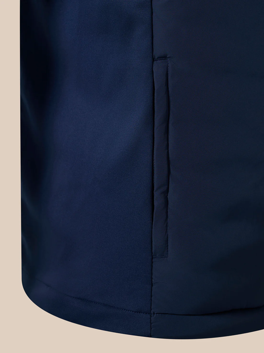 Padded Unisex Gilet - Navy - Image 3