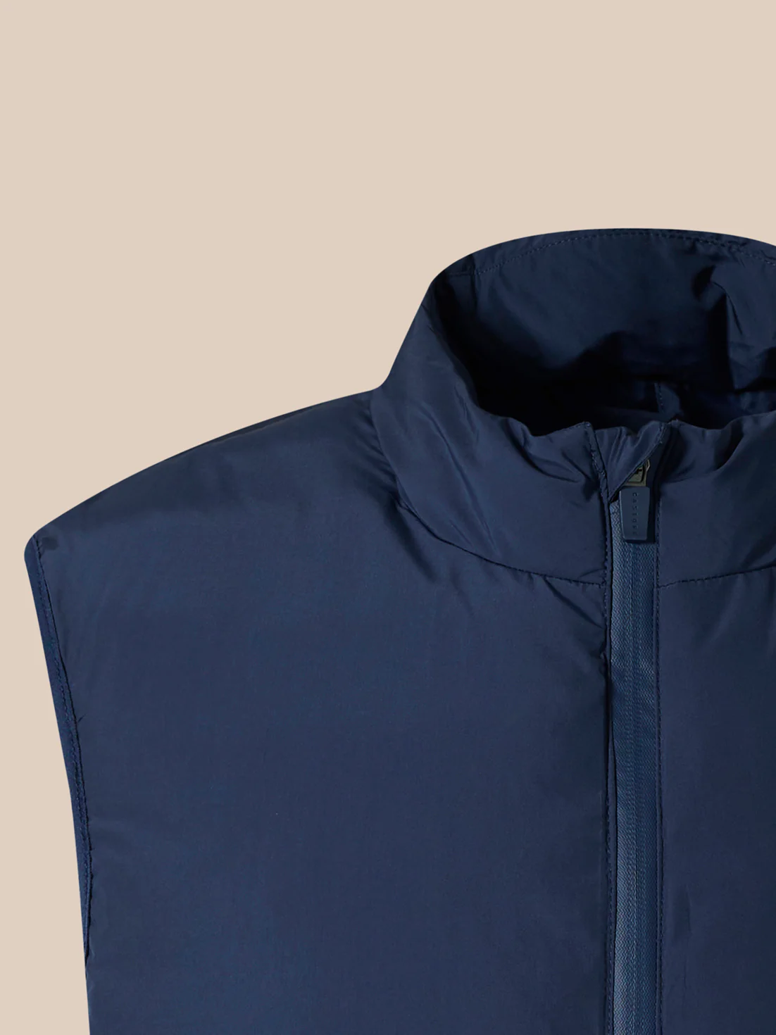 Padded Unisex Gilet - Navy - Image 4