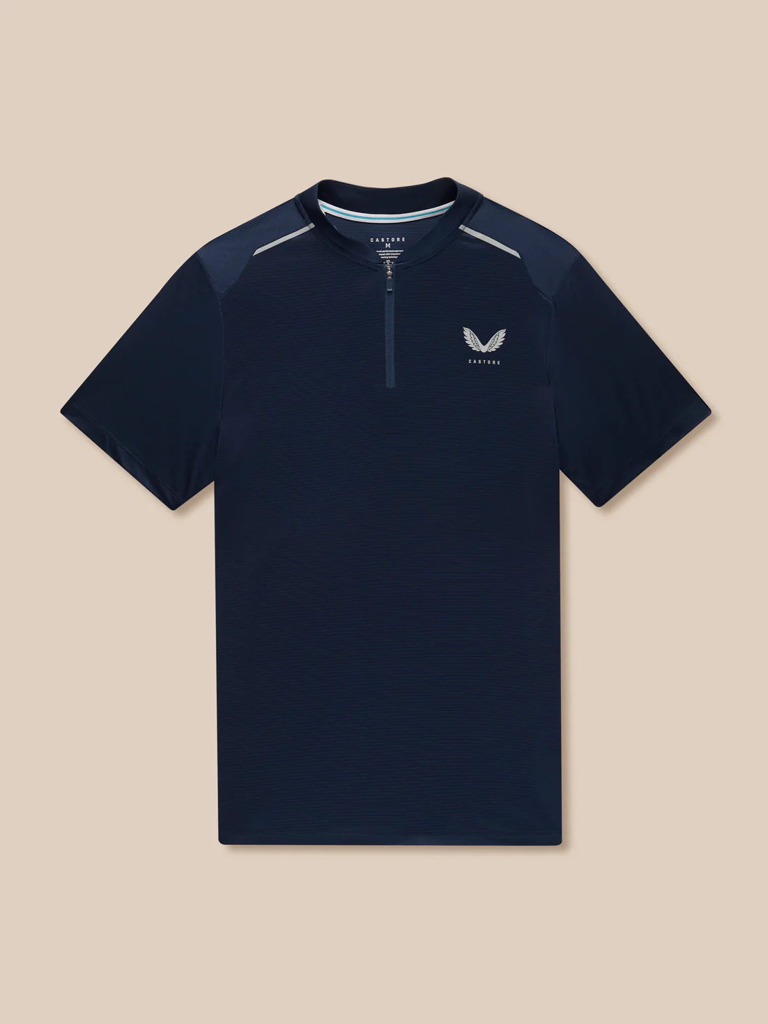 Men’S Golf Short Sleeve Pinnacle Varsity Polo Shirt – Midnight Navy - Image 6