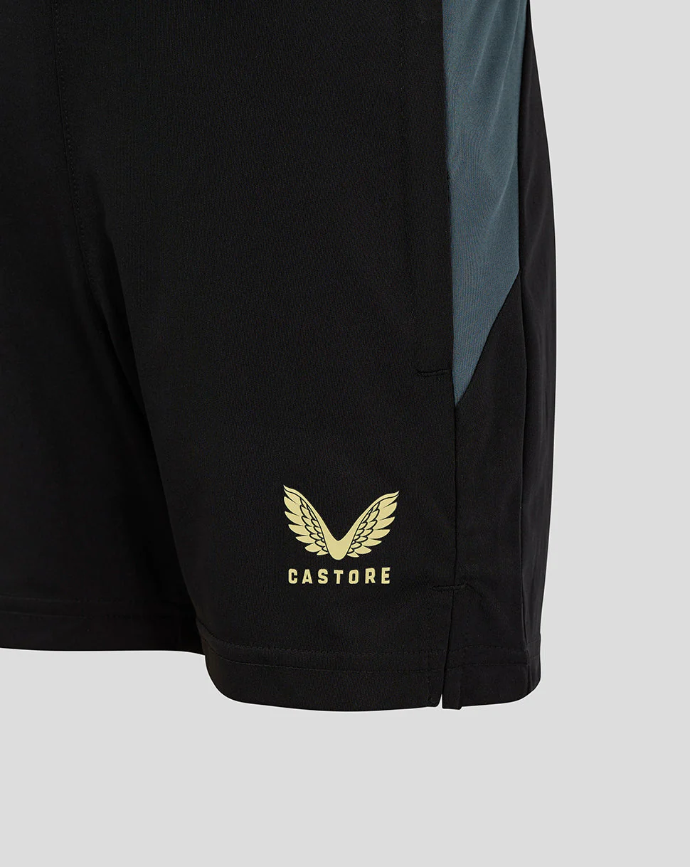 Preston Junior 24/25 Training Shorts With Pockets - Black - Image 4