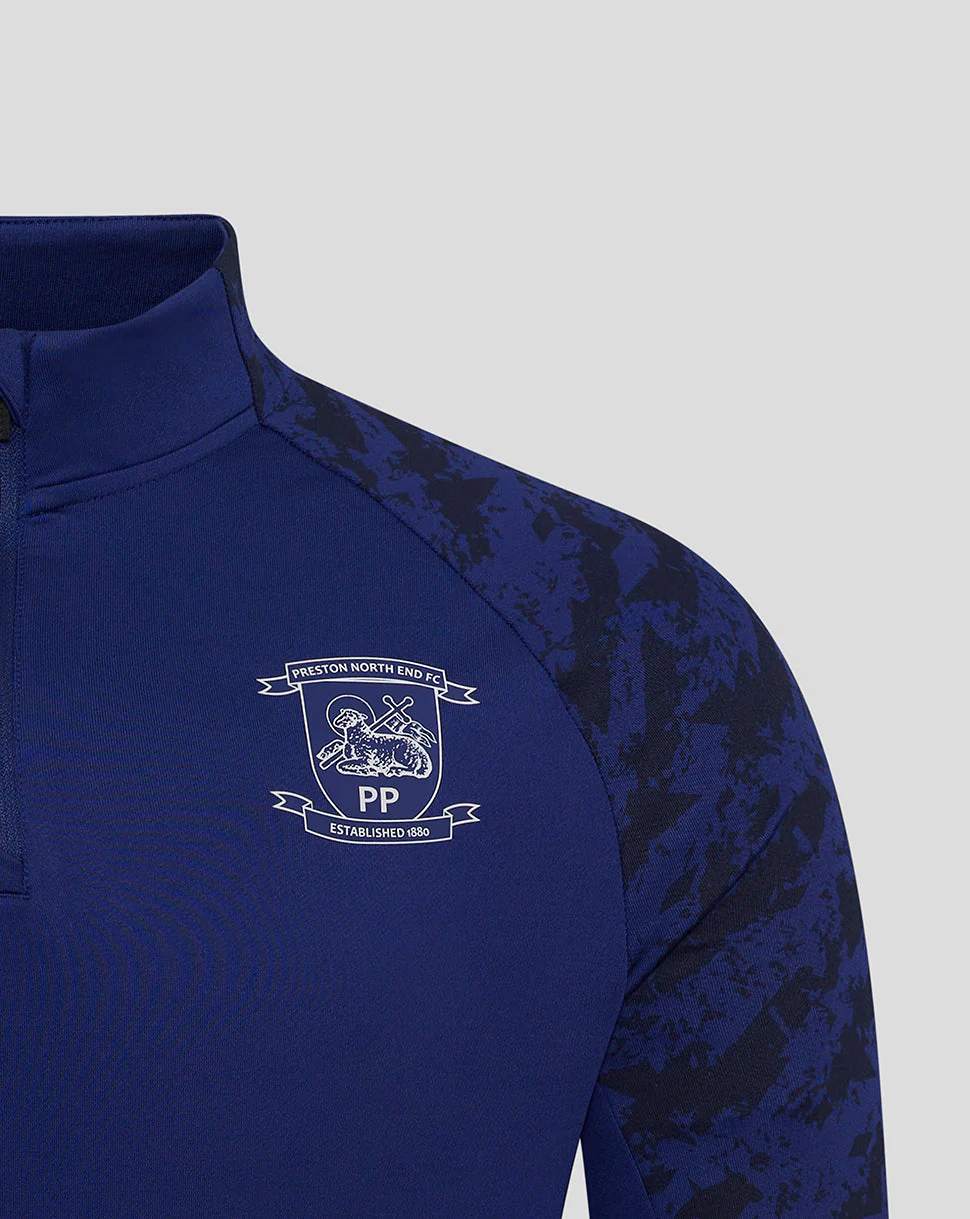 Preston Junior 25/26 Training Midlayer Top - Blue - Image 4
