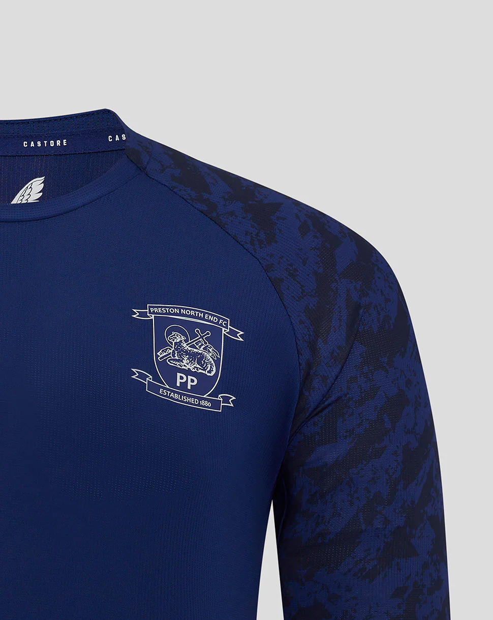 Preston Junior 25/26 Training T-Shirt - Blue - Image 4