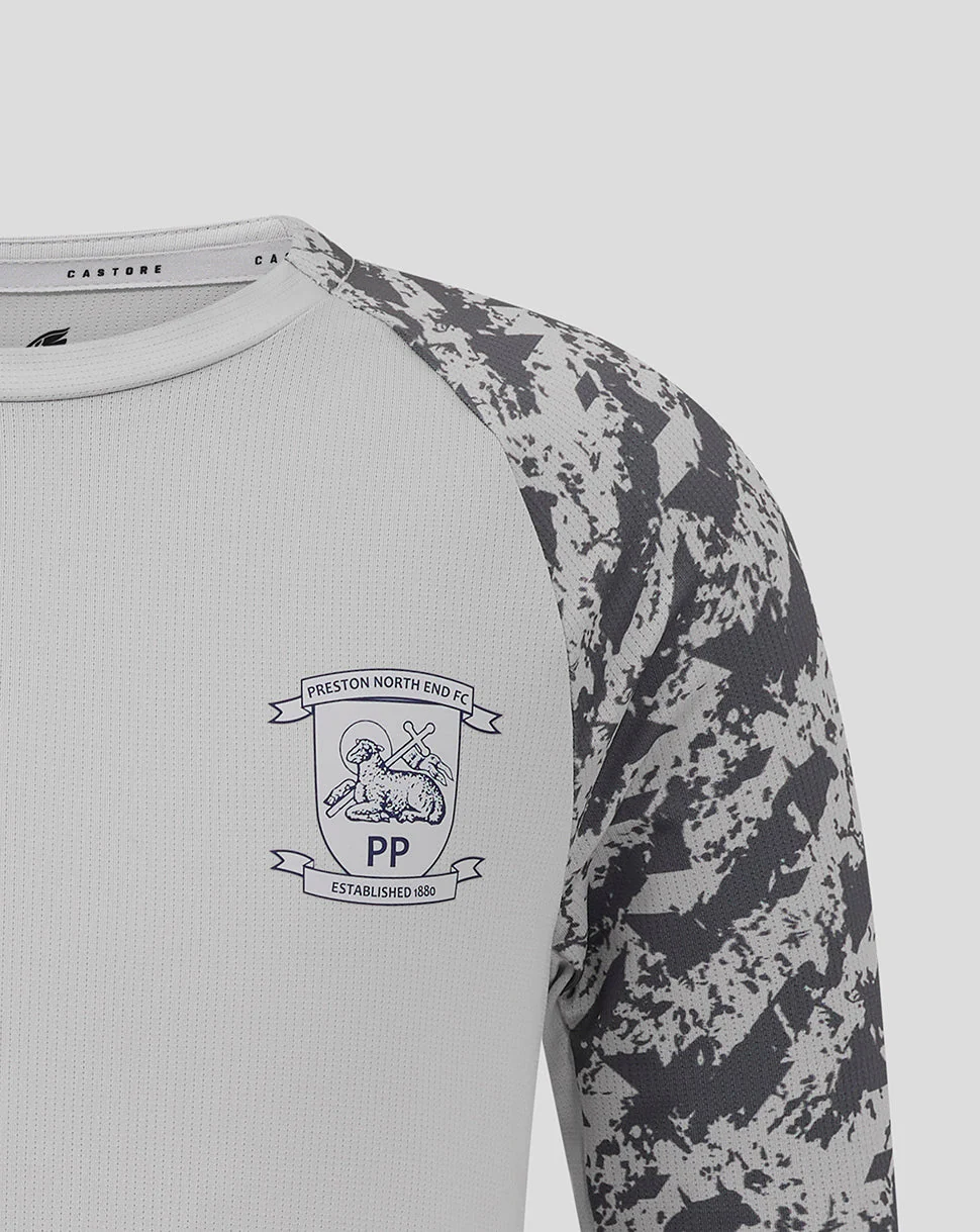 Preston Junior 25/26 Training T-Shirt - Grey - Image 2