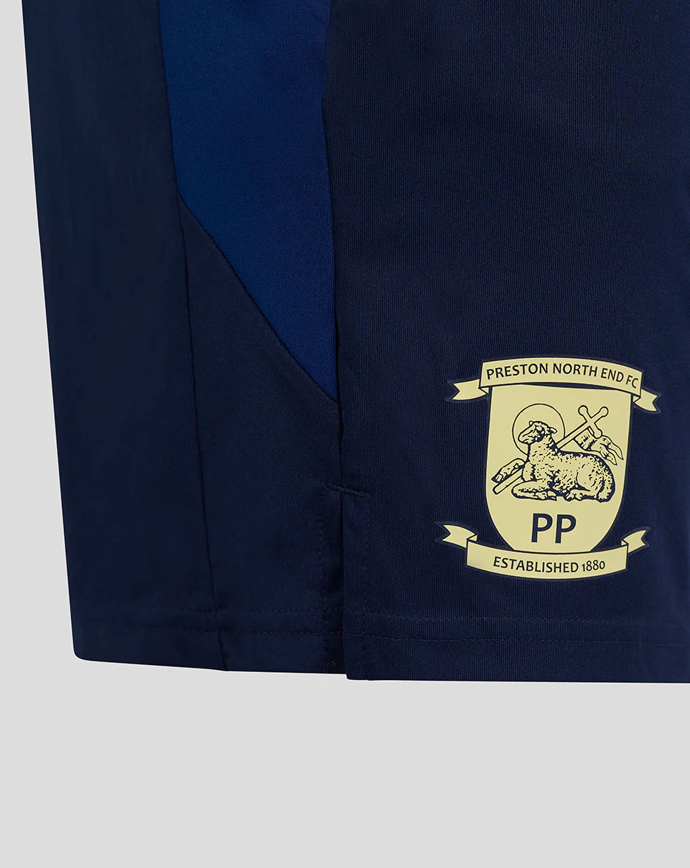 Preston Women's 24/25 Training Shorts With Pockets - Navy - Image 2