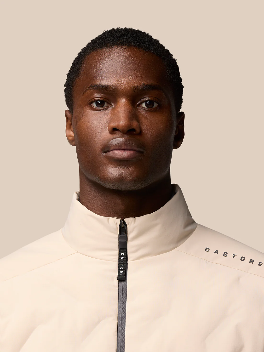 Padded Jacket - Beige - Image 5
