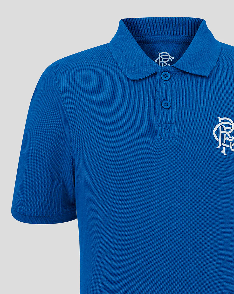 Rangers Junior Core Polo - Blue - Image 2