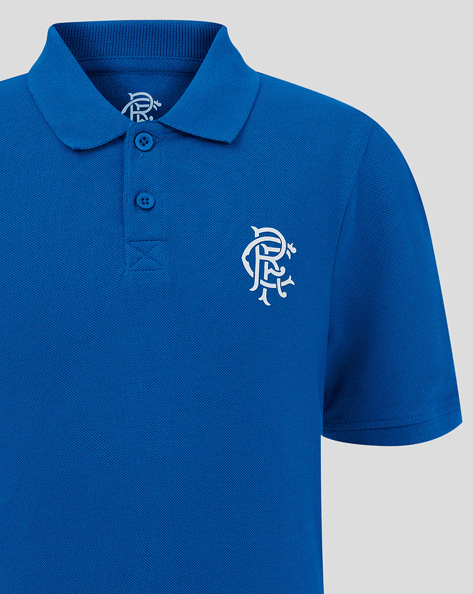 Rangers Junior Core Polo - Blue - Image 3