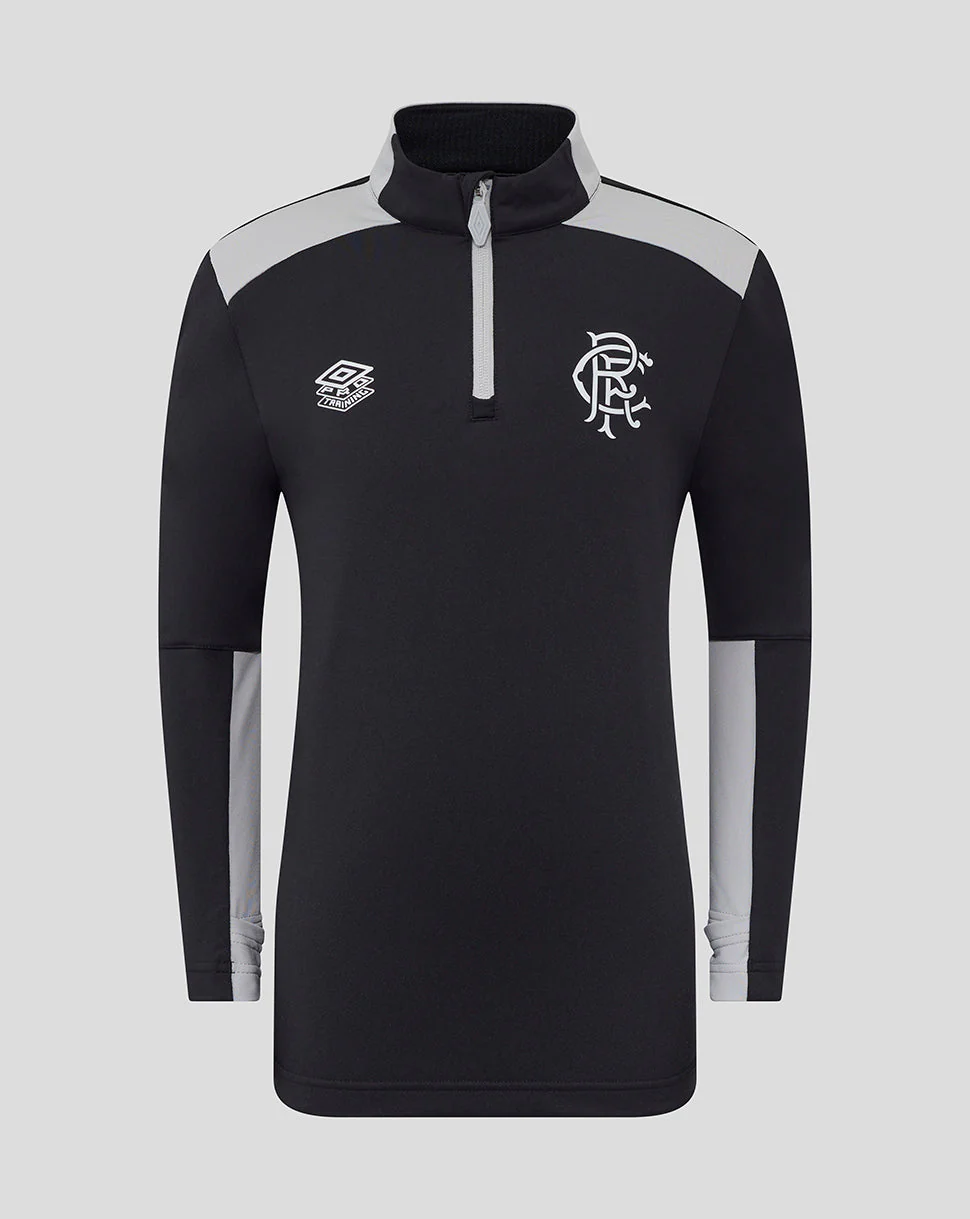 Rangers Junior 25/26 Coaches Training 1/4 Zip - Caviar