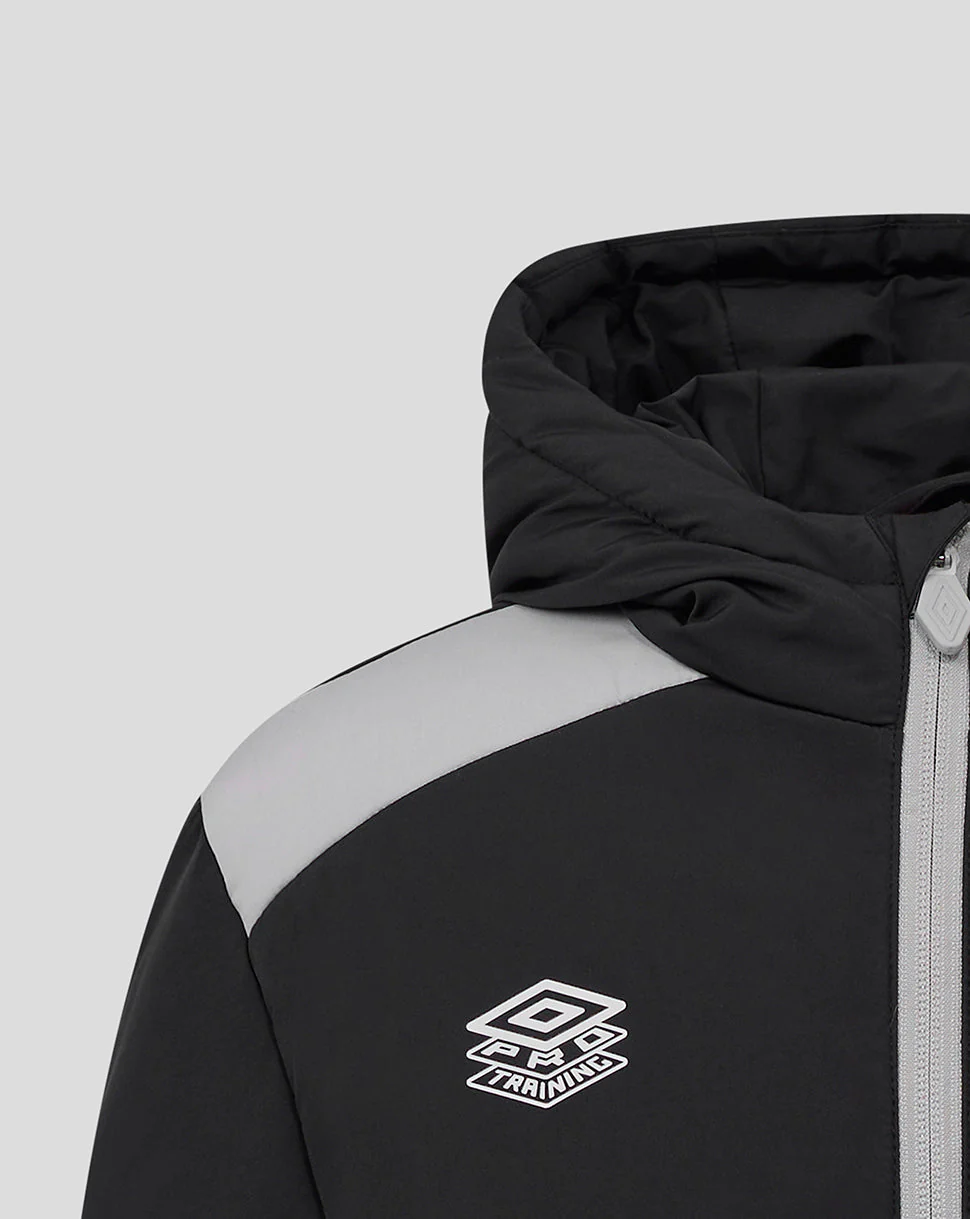 Rangers Junior 25/26 Pro Training Padded Jacket - Caviar - Image 3