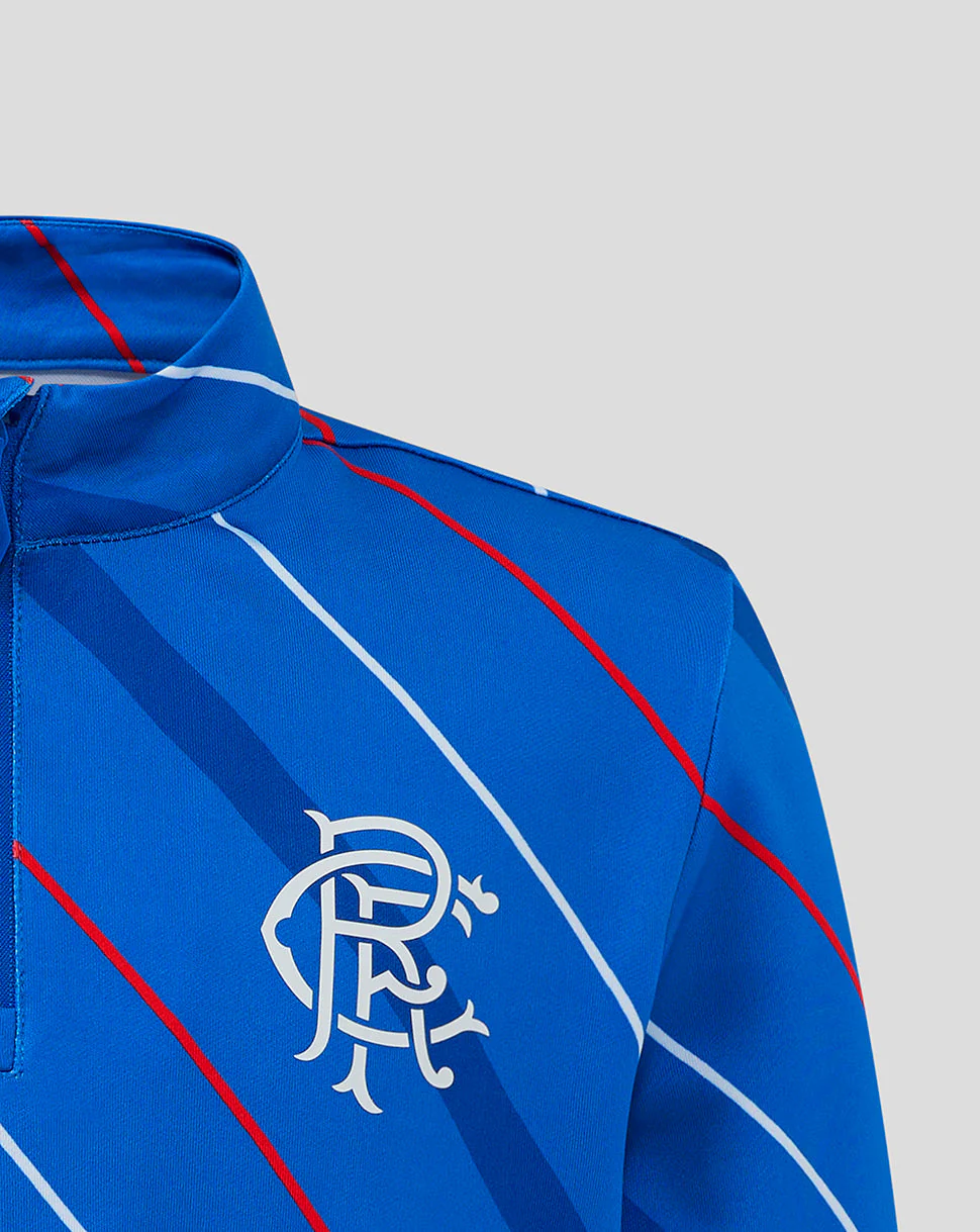 Rangers Junior 25/26 Home Matchday 1/4 Zip - Image 2