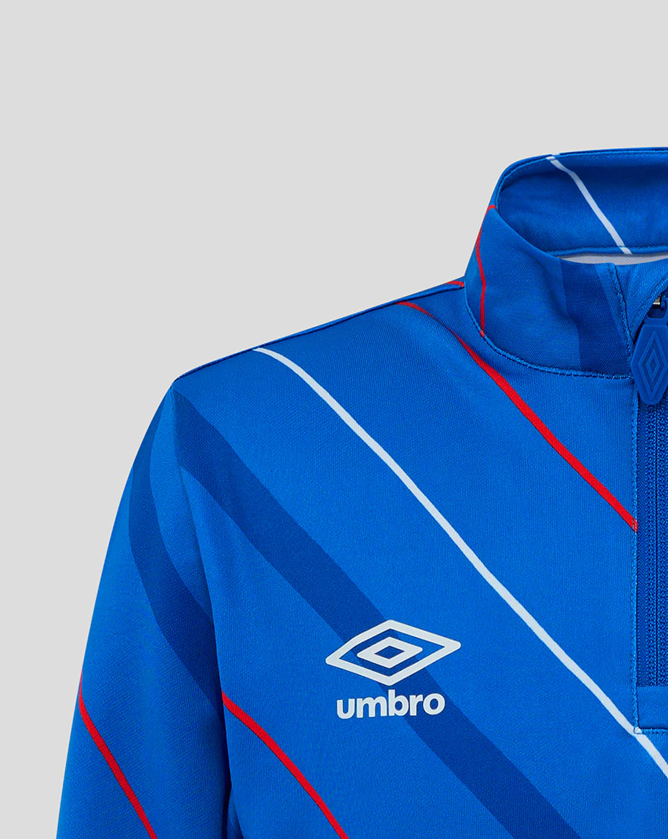 Rangers Junior 25/26 Home Matchday 1/4 Zip - Image 3