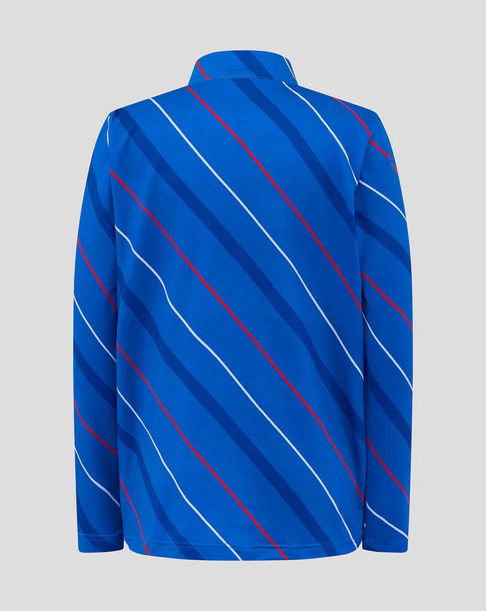 Rangers Junior 25/26 Home Matchday 1/4 Zip - Image 4