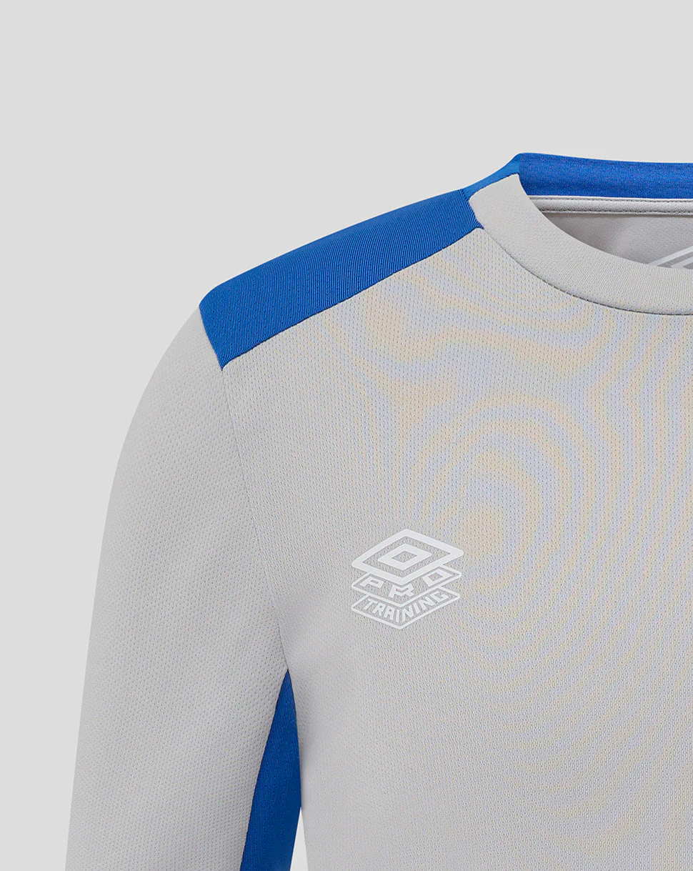 Rangers Junior 25/26 Players Training Short Sleeve Tee - Microchip - Image 3