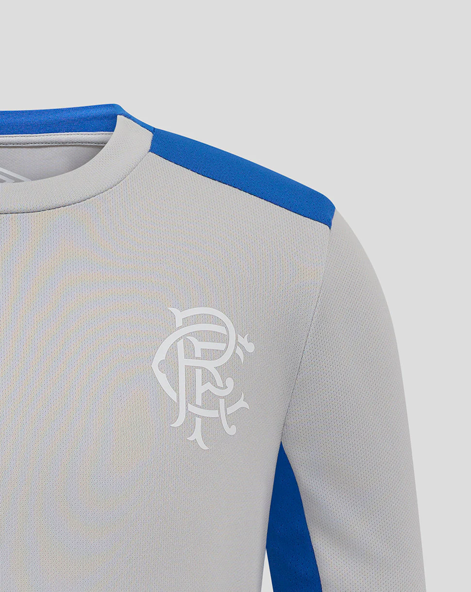 Rangers Junior 25/26 Players Training Short Sleeve Tee - Microchip - Image 4
