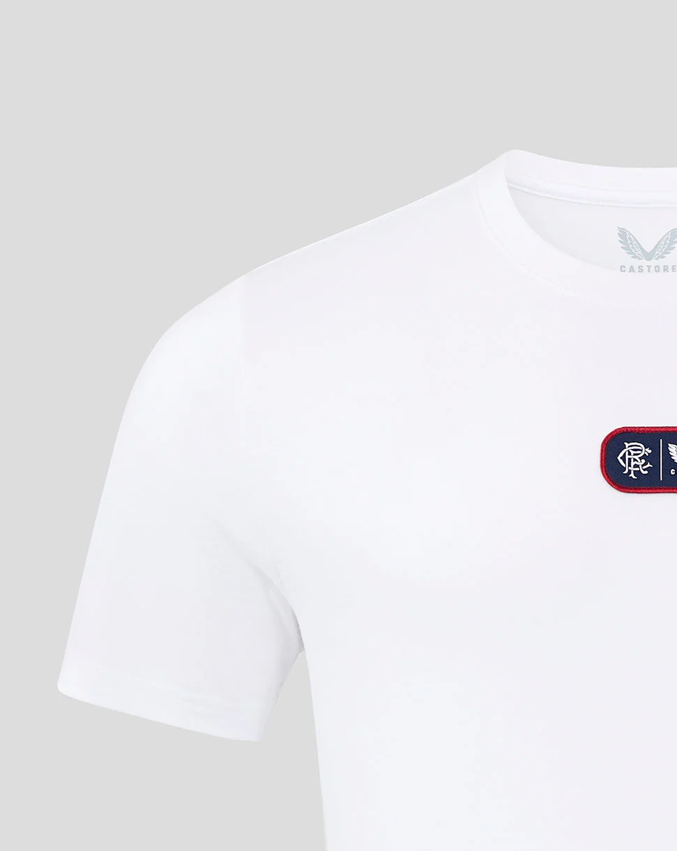 Rangers Men's 24/25 Cotton T-Shirt - White - Image 3