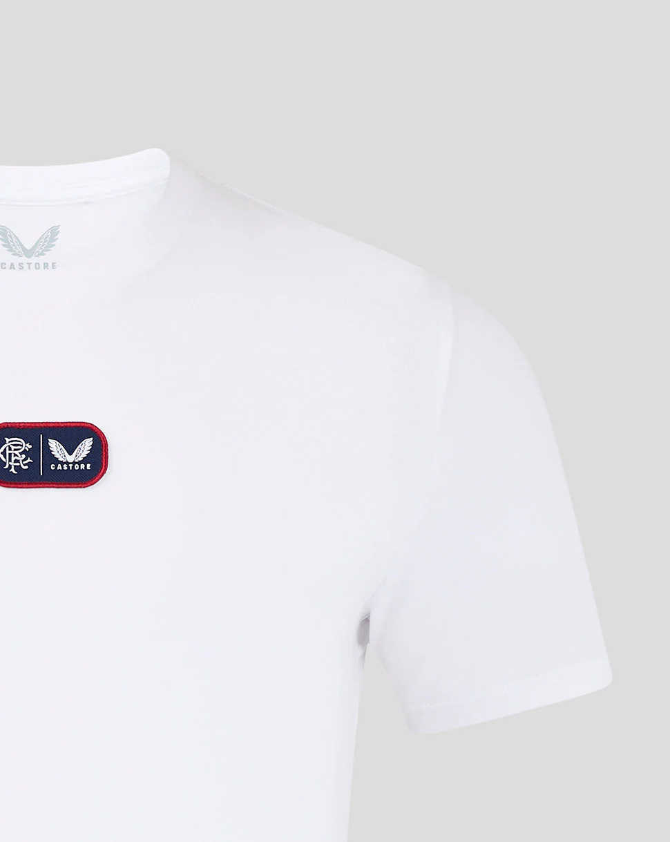Rangers Men's 24/25 Cotton T-Shirt - White - Image 4