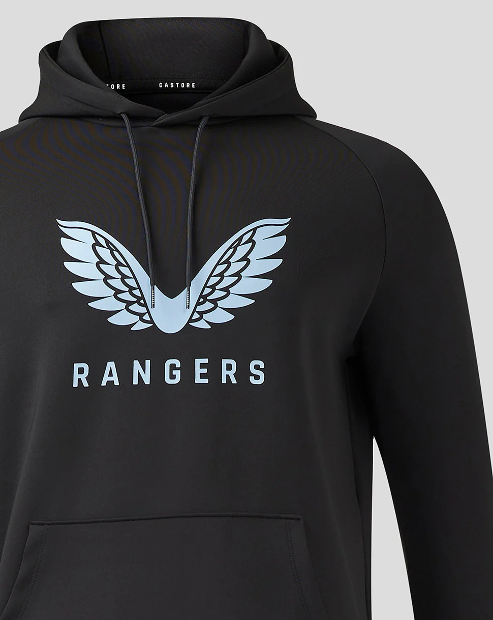 Rangers Men's 24/25 Pro Coaches Flex Logo Hoodie - Image 4