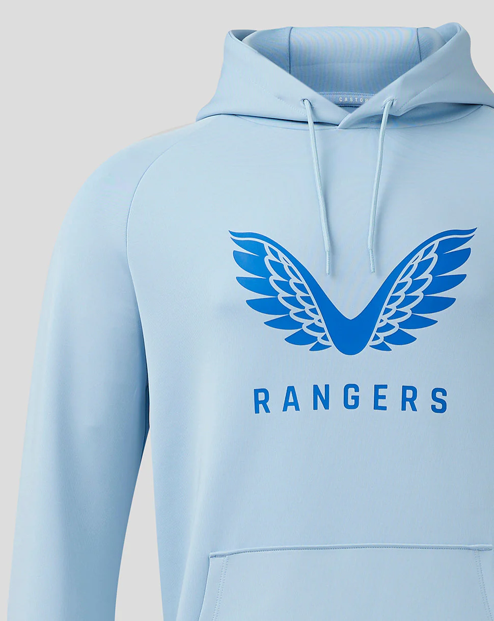 Rangers Men's 24/25 Pro Players Flex Logo Hoodie - Image 2