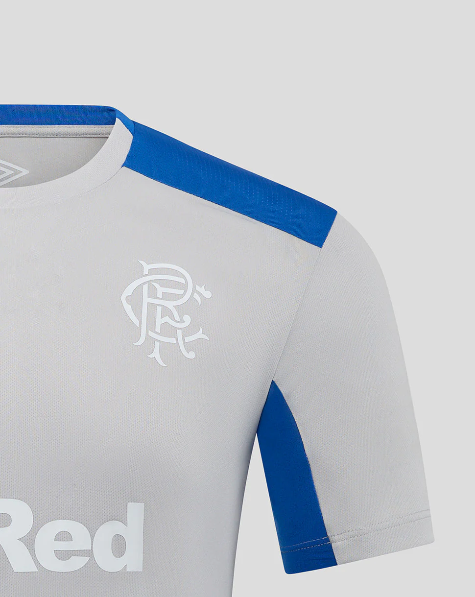 Rangers Men's 25/26 Players Training Short Sleeve Tee - Microchip - Image 3