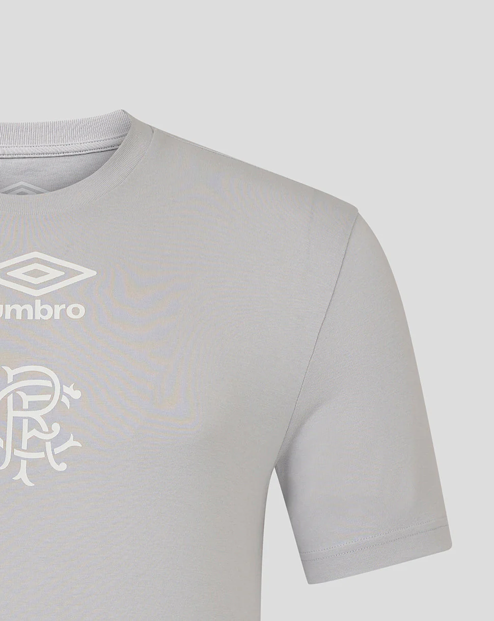 Rangers Men's 25/26 Presentation Logo Tee - Microchip - Image 3