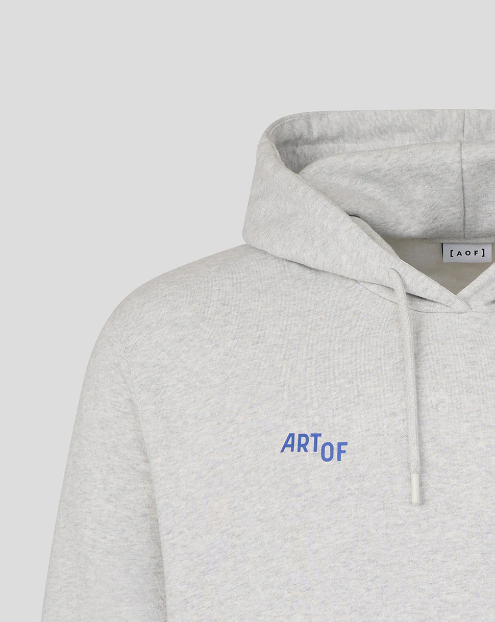 Rangers Unisex 25/26 Art of Football Hoodie - Grey - Image 5