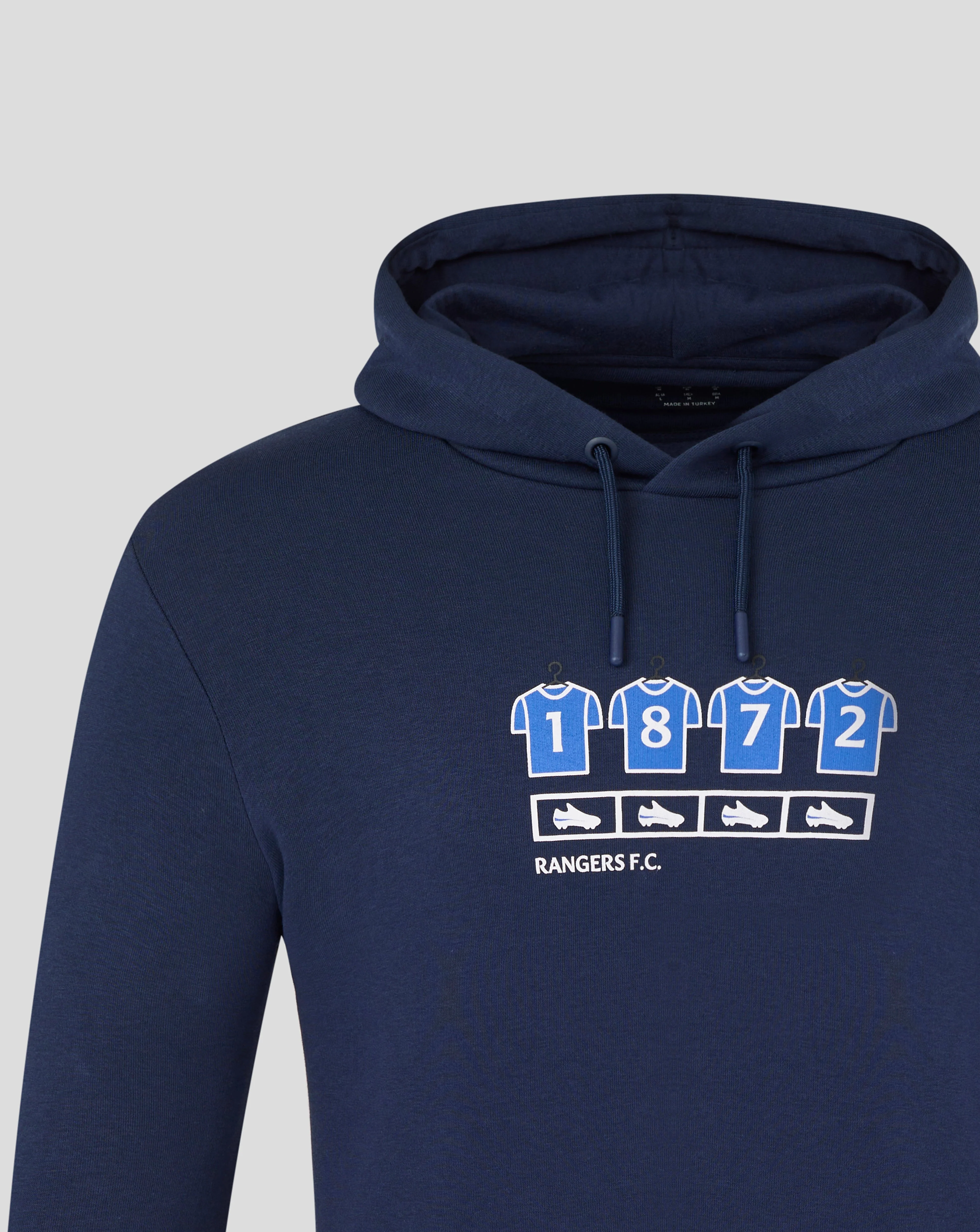 Rangers Unisex 25/26 Changing Room Hoodie - Black Iris - Image 4