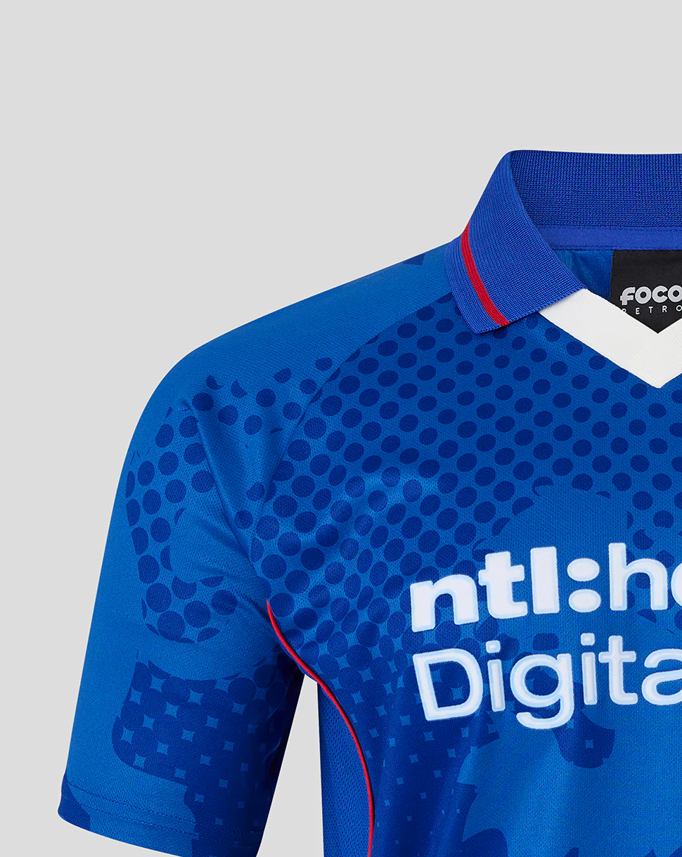 Rangers Unisex Retro 2002-03 Home Shirt - Image 6