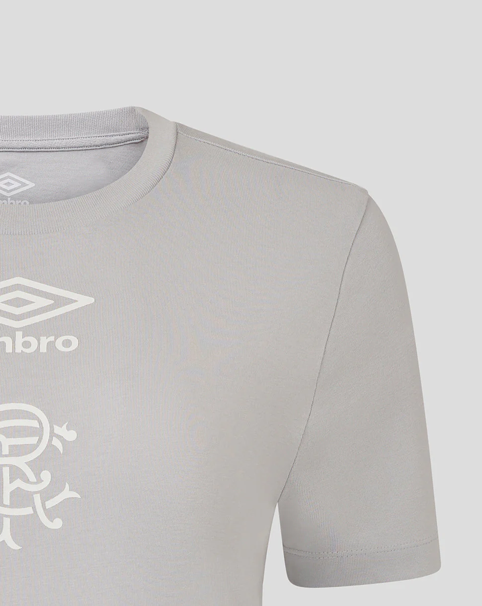 Rangers Women's 25/26 Presentation Logo Tee - Microchip - Image 3