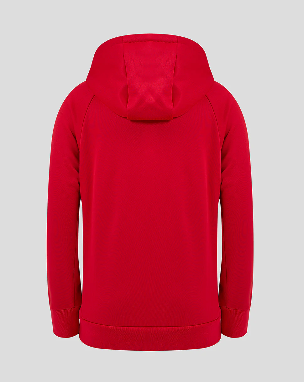 Saracens Junior 24/25 Training Overhead Hoody - Red - Image 4