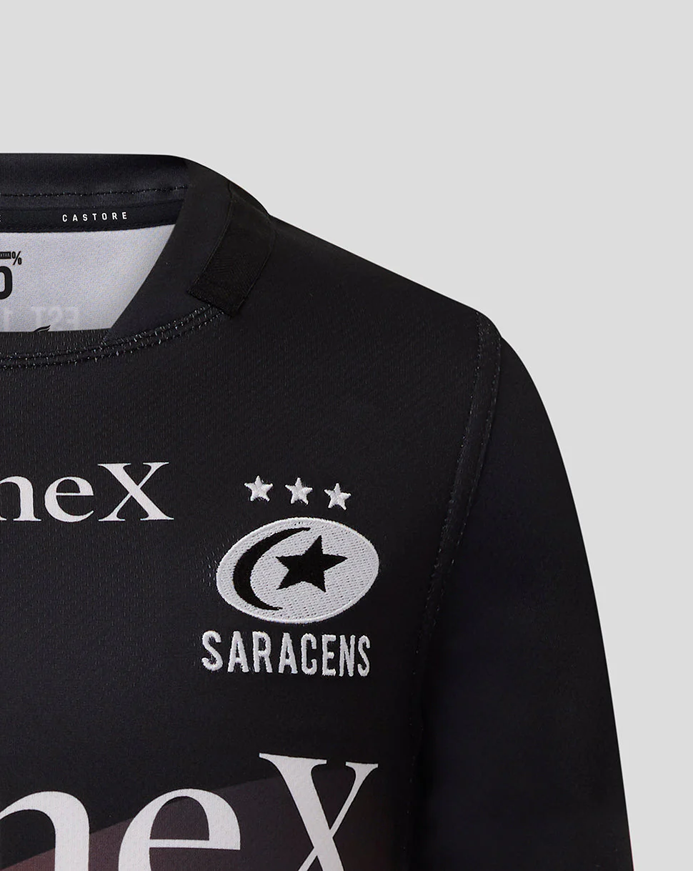 Saracens Junior 25/26 Replica Home Shirt - Image 2