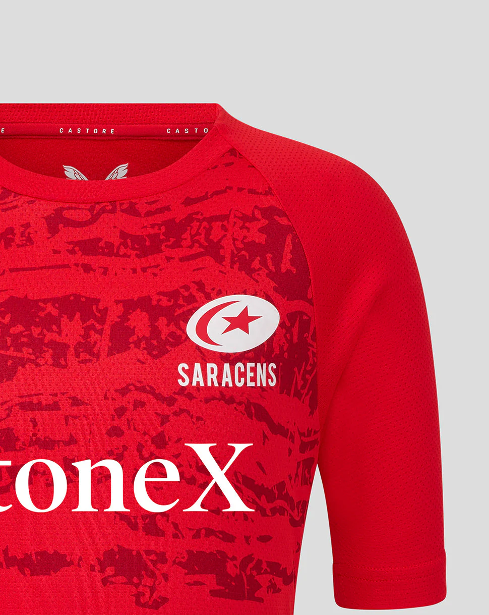 Saracens Junior's 25/26 Matchday Short Sleeve Tee - Image 3