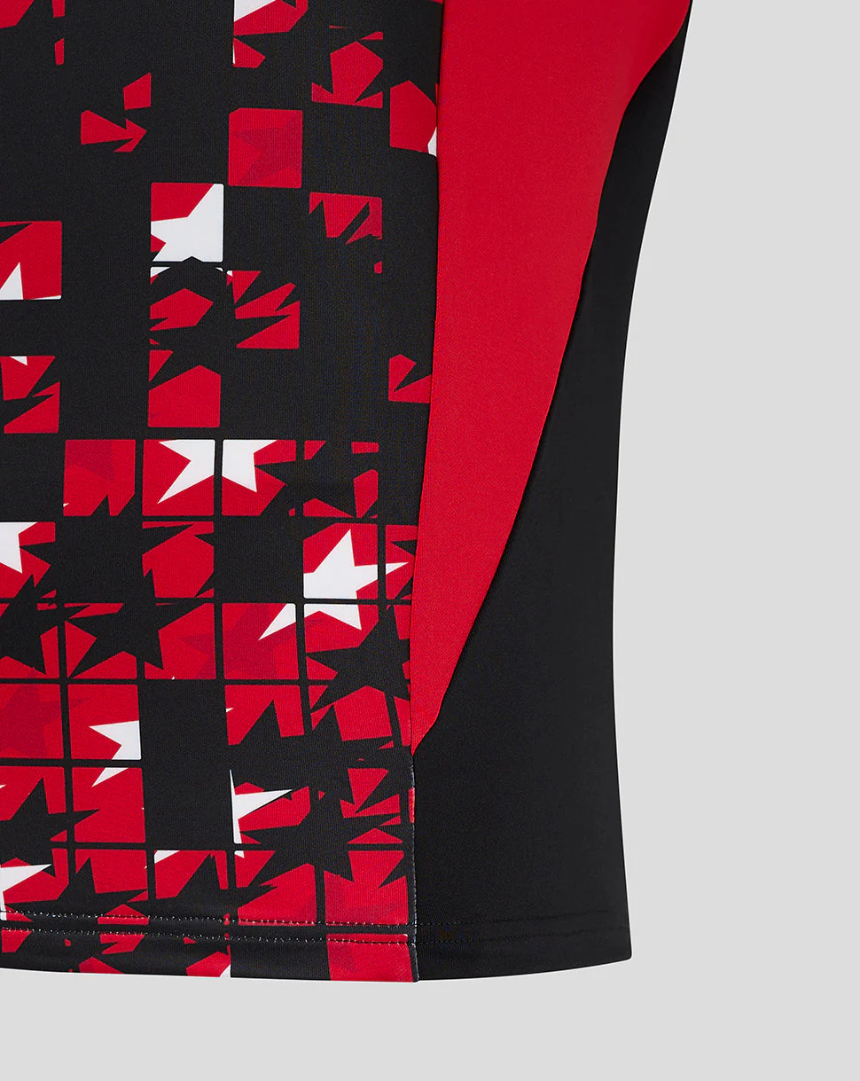 Saracens Men's 24/25 Matchday Midlayer - Black/Red - Image 3