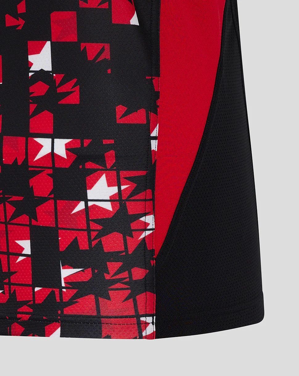 Saracens Men's 24/25 Matchday Vest - Black/Red - Image 3