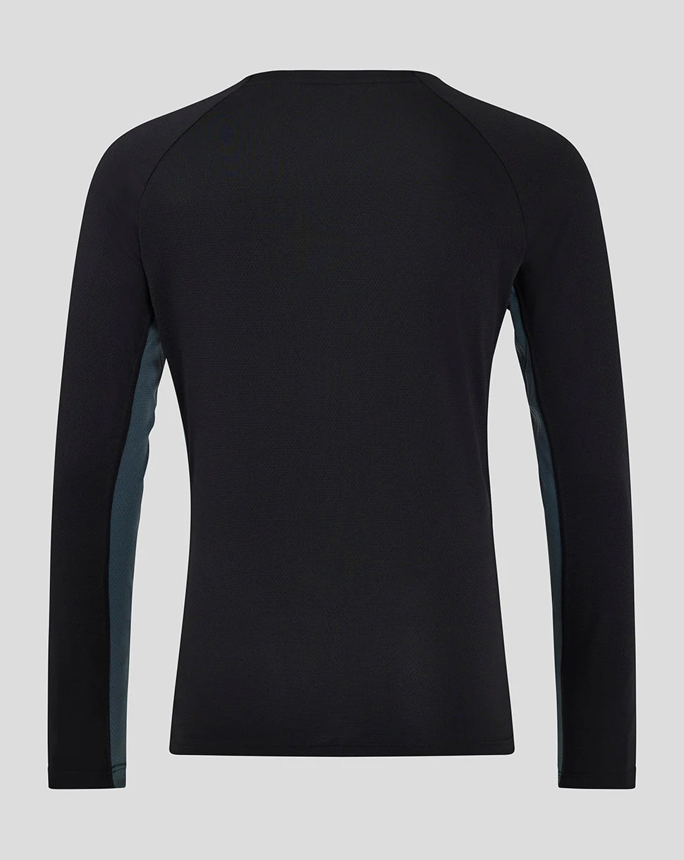 Saracens Men's 24/25 Training Long Sleeve Tee - Black - Image 5