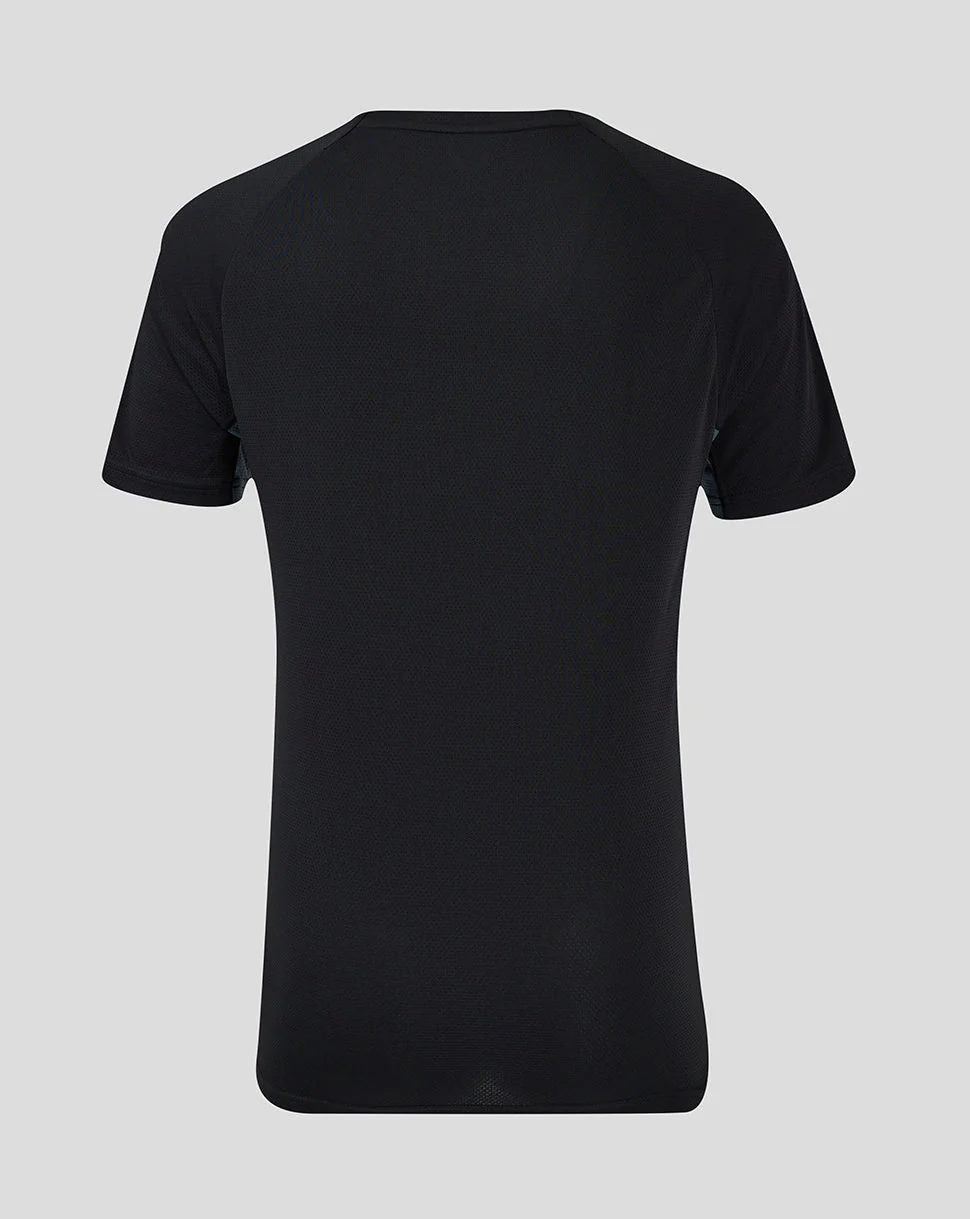 Saracens Men's 24/25 Training Short Sleeve Tee - Black - Image 5