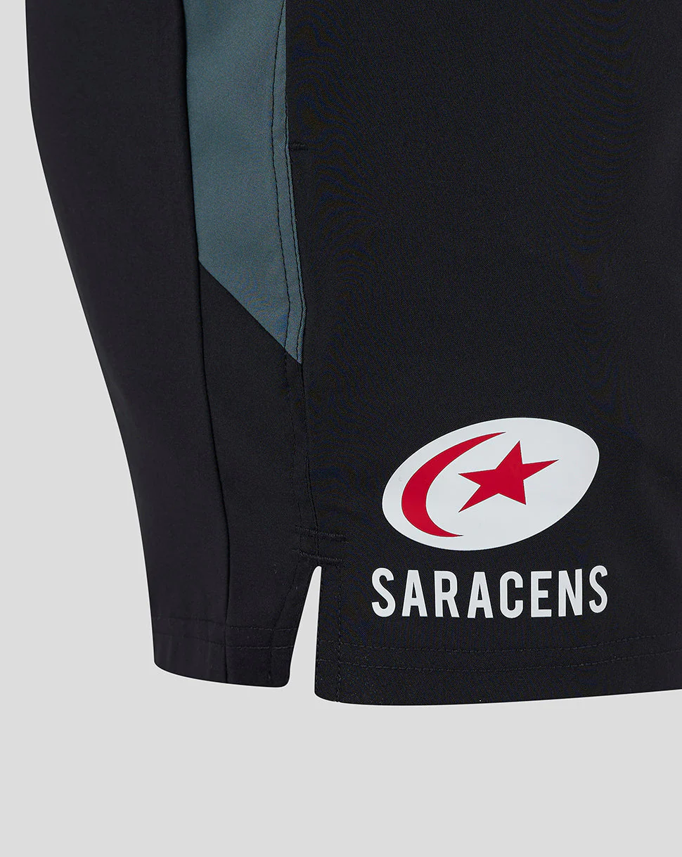 Saracens Men's 24/25 Training Shorts - Black - Image 2