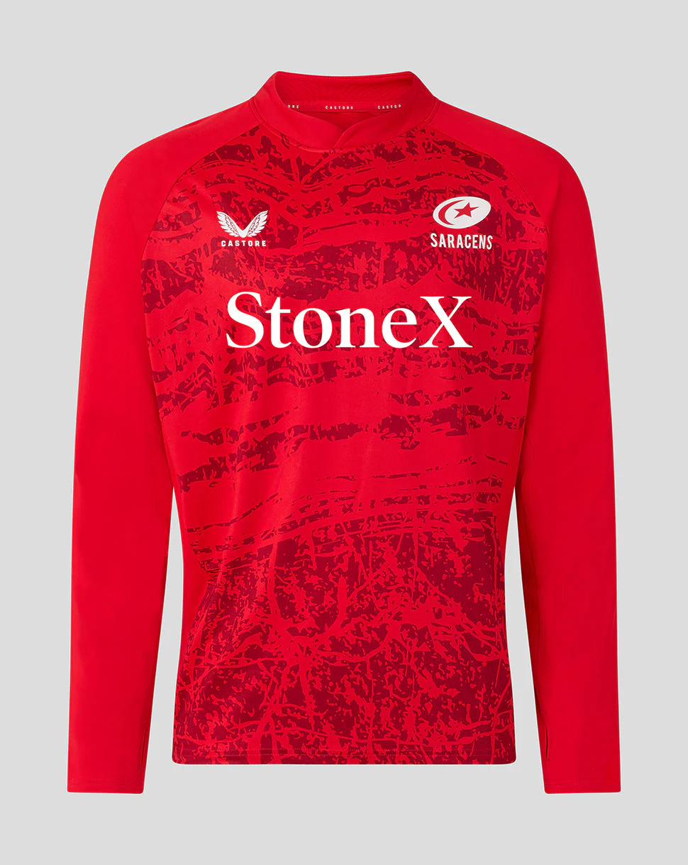 Saracens Men's 25/26 Matchday Midlayer Drill Top
