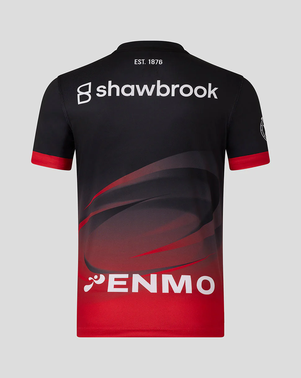 Saracens Mens 25/26 Replica Home Shirt - Image 4