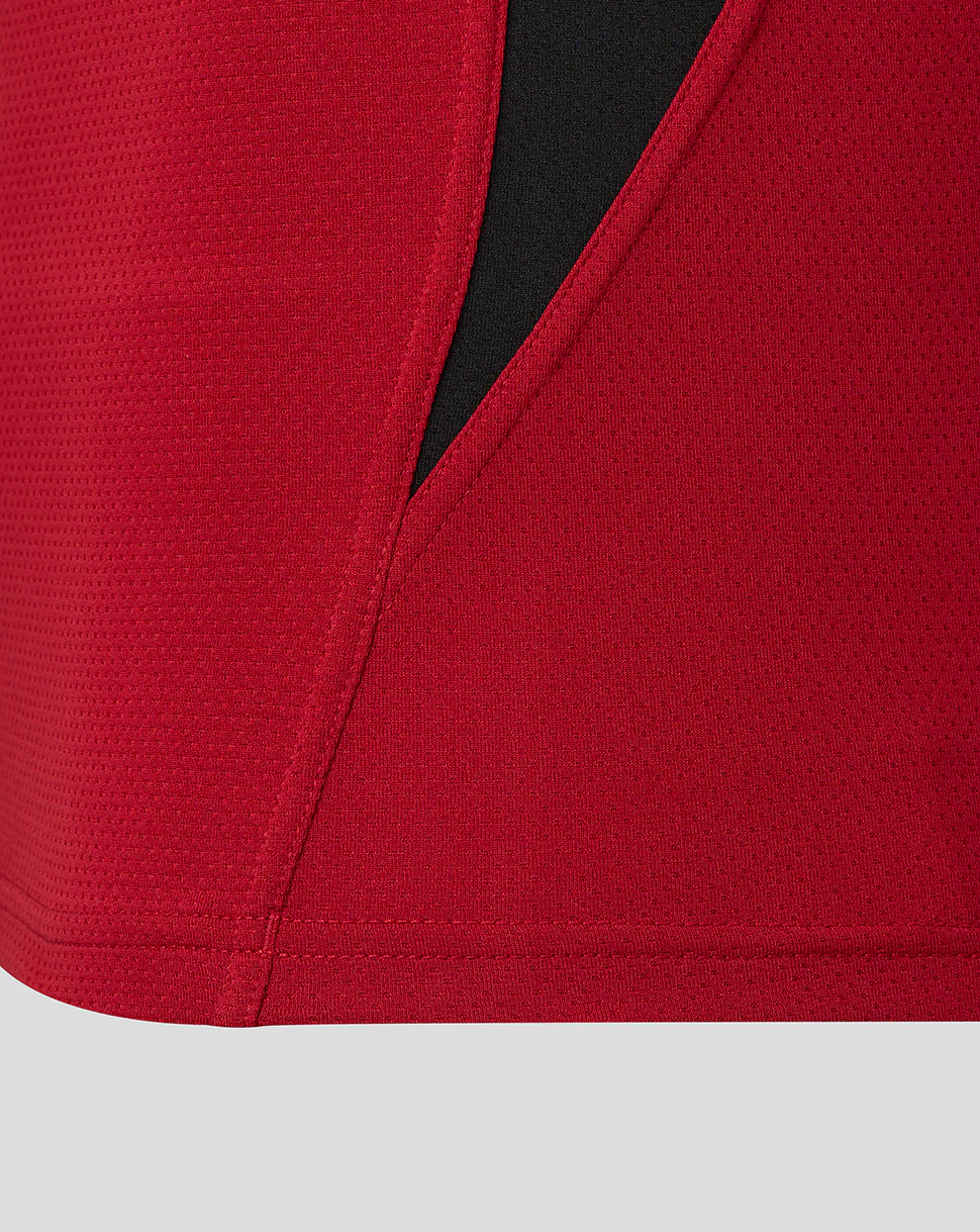 Saracens Men's 25/26 Training Long Sleeve Tee - Rhythmic Red - Image 5