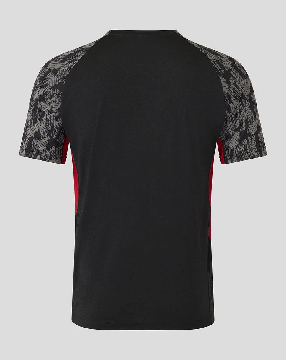 Saracens Men's 25/26 Training Short Sleeve Tee - Caviar - Image 3