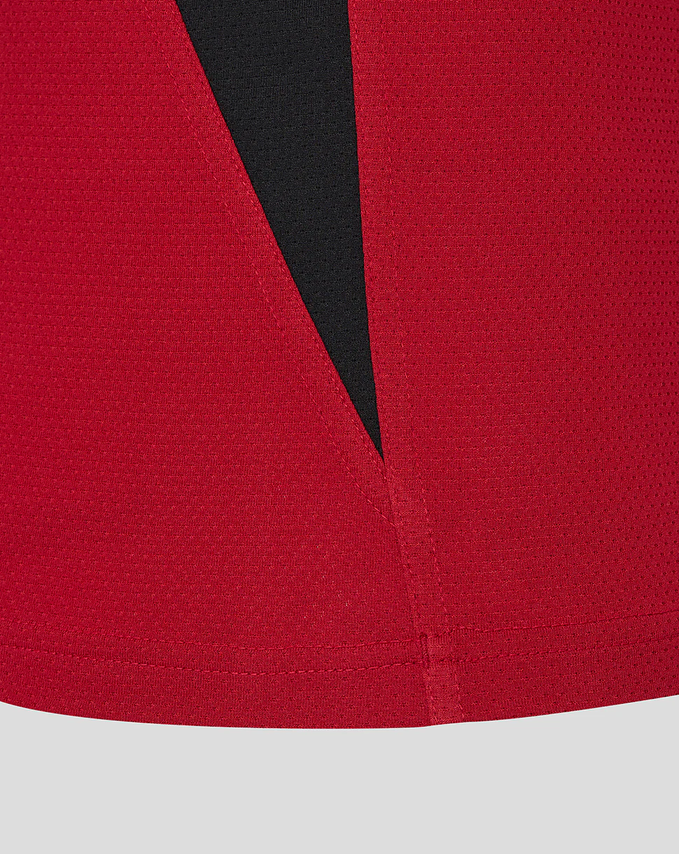 Saracens Men's 25/26 Training Short Sleeve Tee - Rhythmic Red - Image 5
