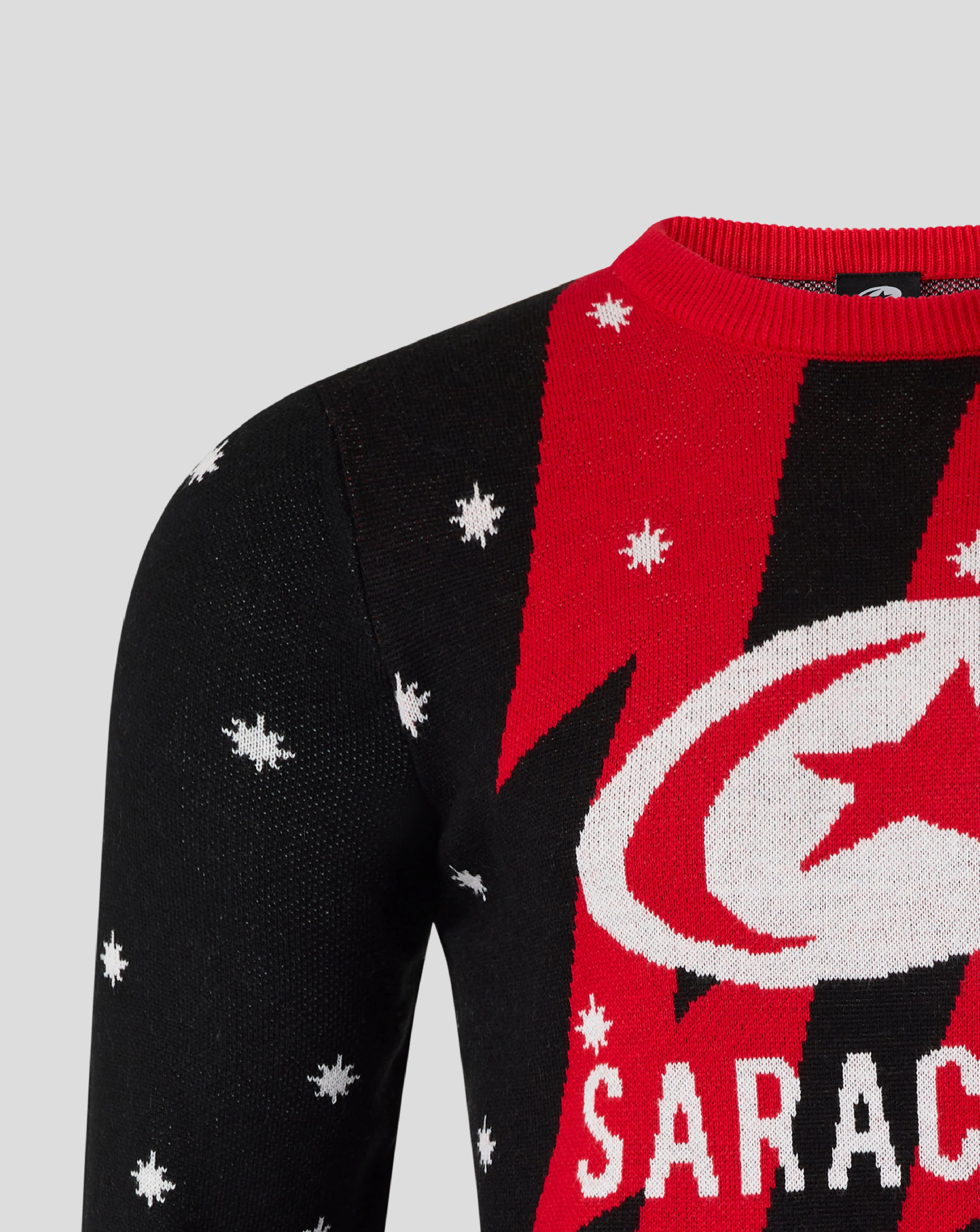 Saracens Unisex 25/26 Christmas Jumper - Image 3