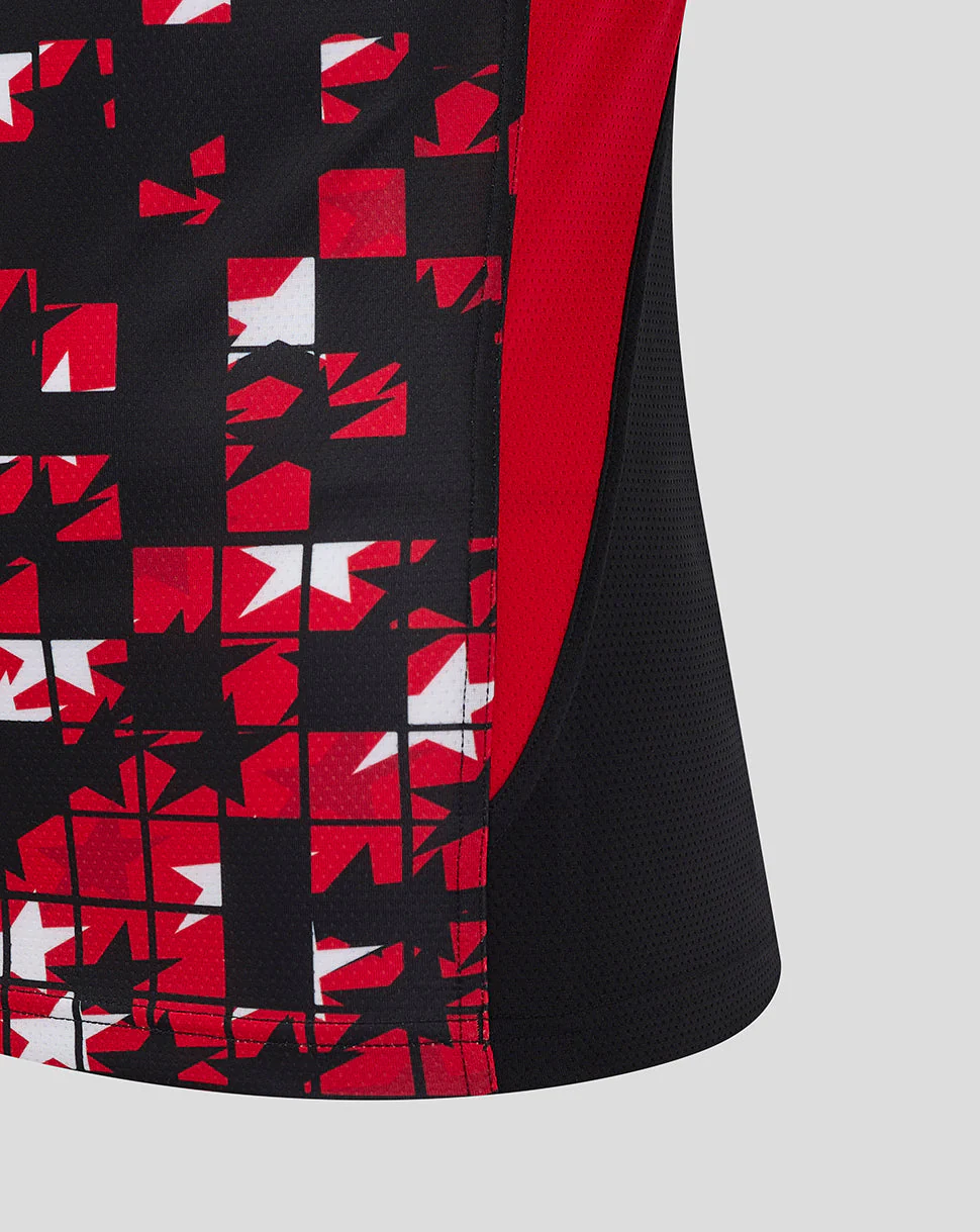 Saracens Women's 24/25 Matchday Tee - Black/Red - Image 3