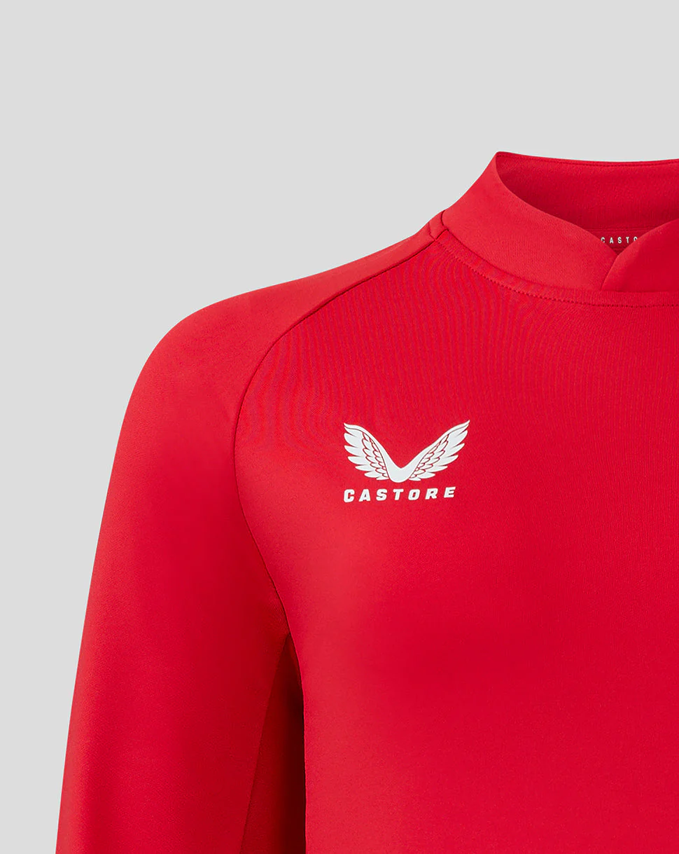 Saracens Women's 24/25 Training Mid-Layer - Red - Image 3